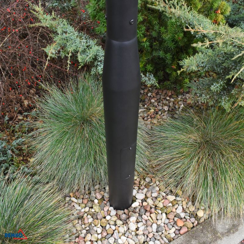 C84-SSO-S3M-160-060-BL BEMKO STUP RASVJETNI SKLOPNI 3M 160X160MM FI 60MM CRNI