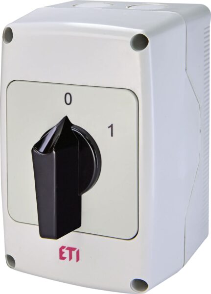 ETI 4773167 ETI grebenasta sklopka 0-1 nadgradna 40A 3P CS 40 10 PNG