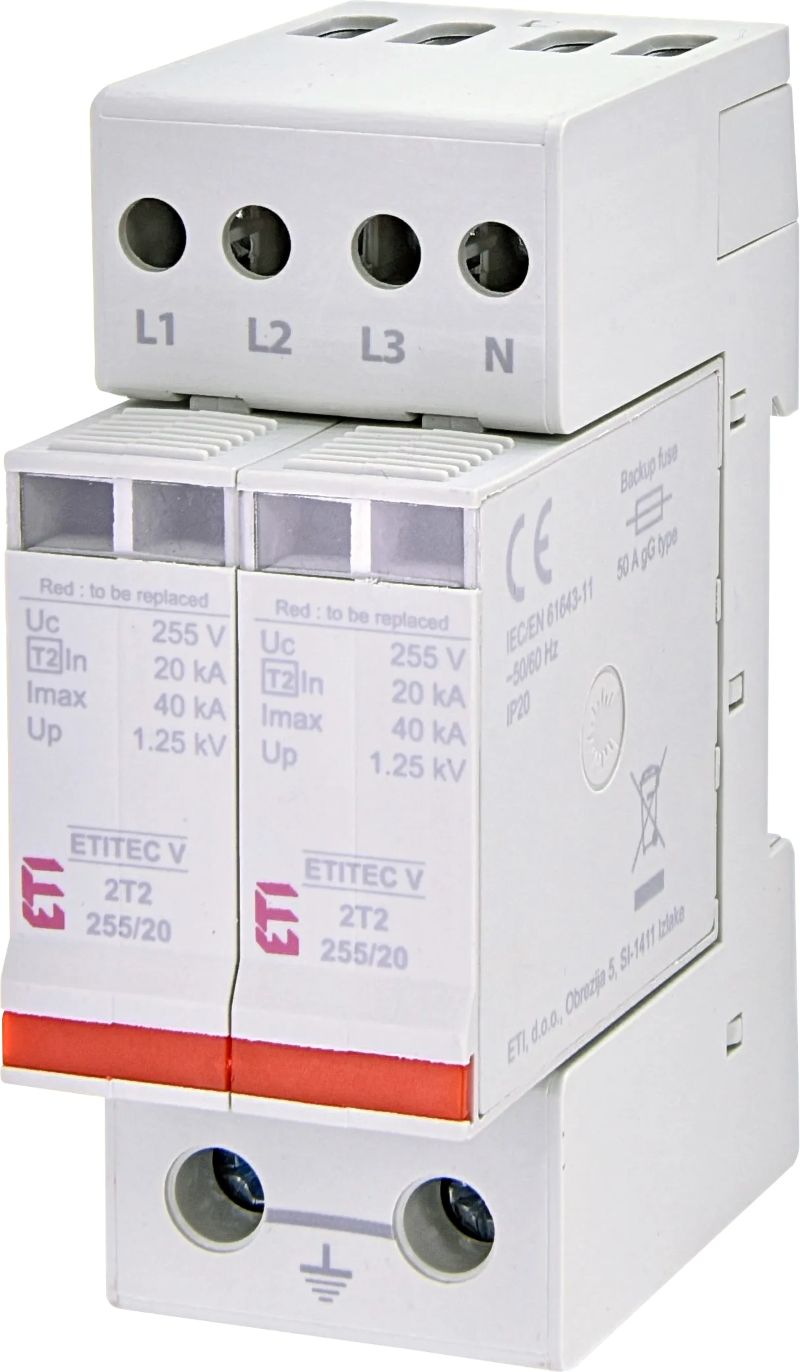 ETI 2442944 ETI odvodnik prenapona V 2T2 440/20 4+0