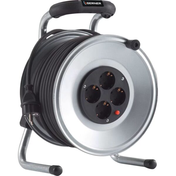 Berner kabelska motalica H05VV-F 3G1,5 / 25 m
