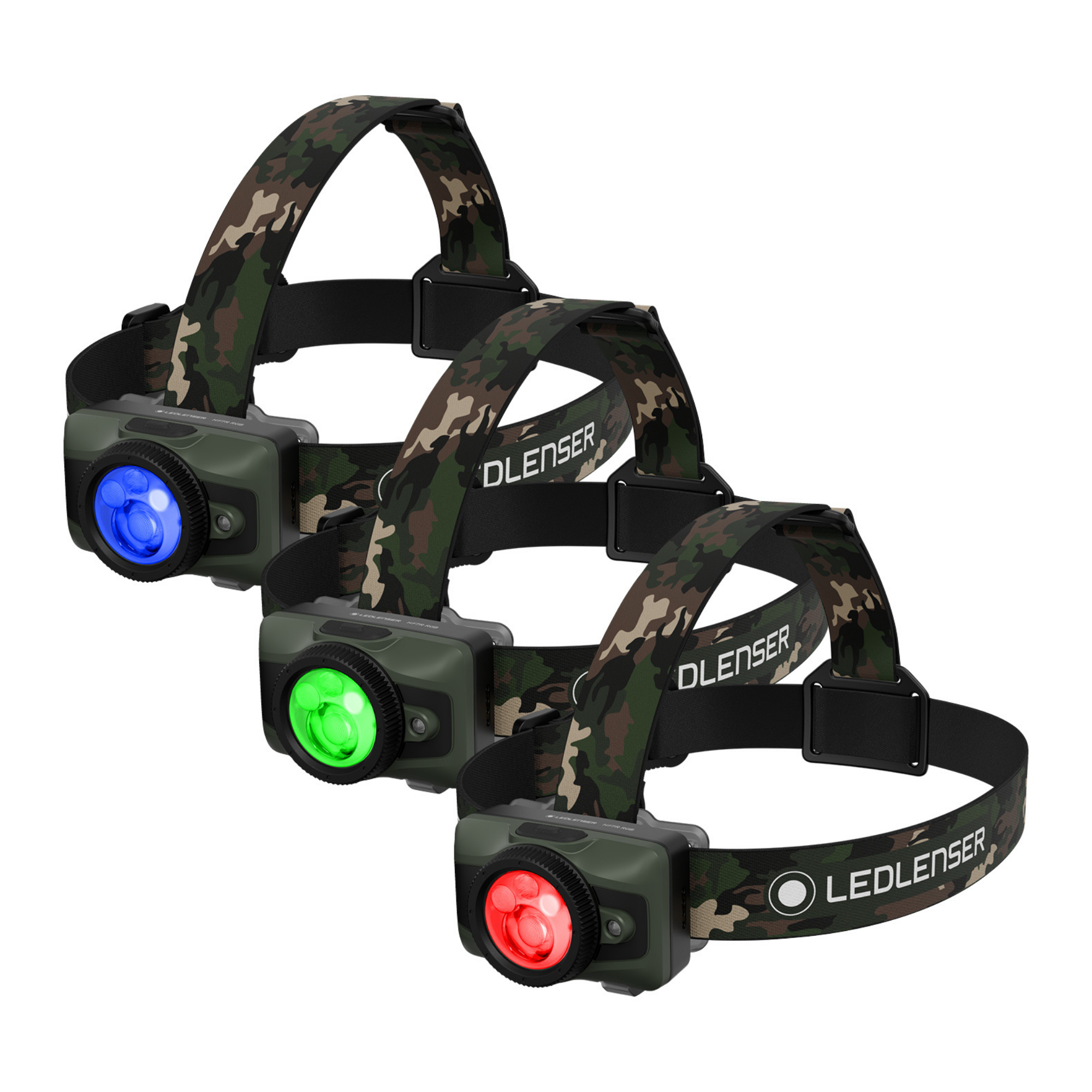 LEDLENSER 503313 Ledlenser HF7R RGB Camouflage pulp naglavna svjetiljka